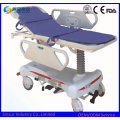 China Hospital Electric Hydraulic Adjustable Transport Stretcher Price